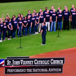 SJV Night at the Ballpark - Nationals vs. Astros - SJV Choir Singing National Anthem