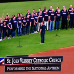 SJV Night at the Ballpark - Marlins vs. Astros - SJV Choir Singing National Anthem