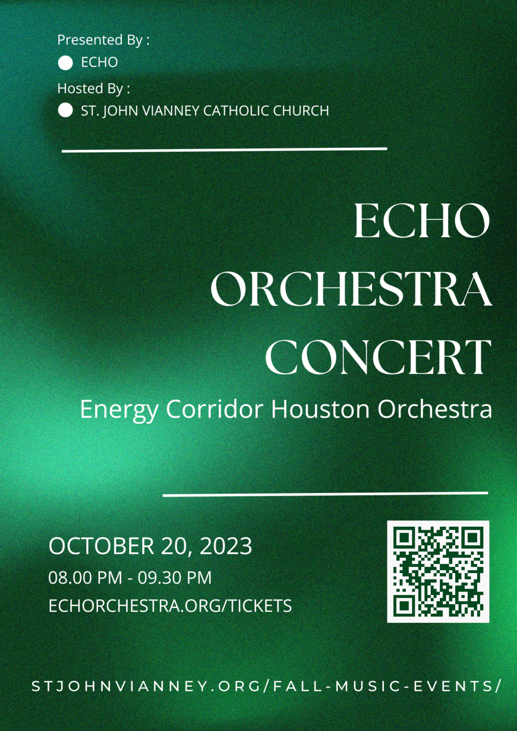 ECHO Orchestra Concert - Music of Faith