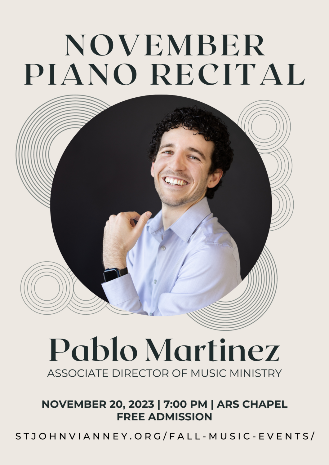 Pablo Martinez | November Piano Recital