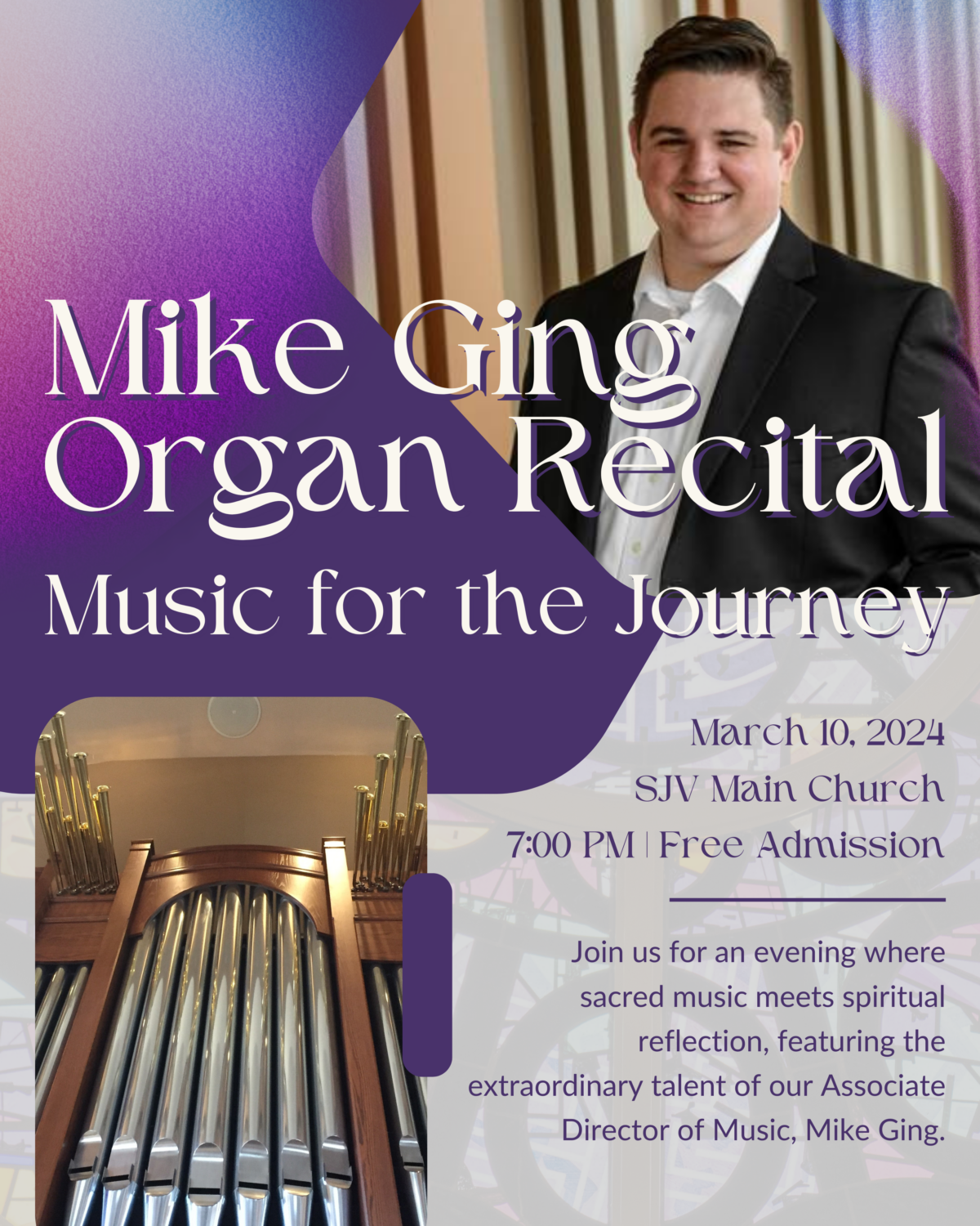 Music for the Journey - Mike Ging Organ Recital